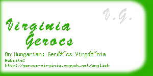 virginia gerocs business card